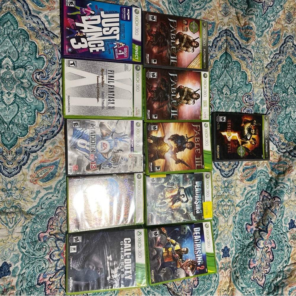Lot Of 11 Xbox 360 / OG XBOX Video Games Lot Bundle